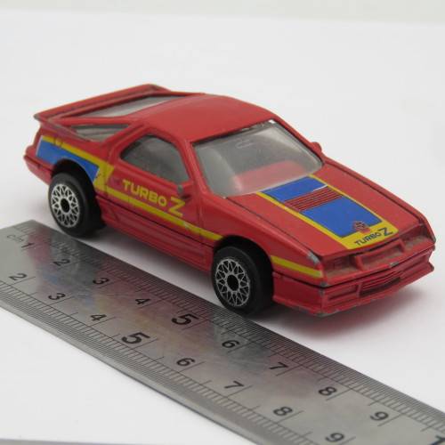 Matchbox 1984 Dodge Daytona Turbo Z die-cast toy car - scale 1/58