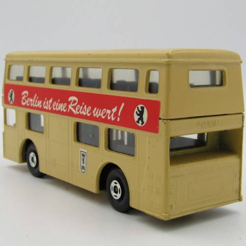 Matchbox Super Kings German Berlin double decker die-cast bus - excellent condition