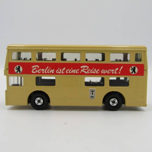 Matchbox Super Kings German Berlin double decker die-cast bus - excellent condition