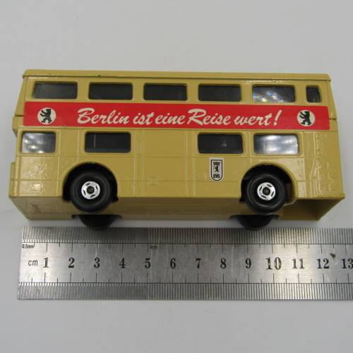 Matchbox Super Kings German Berlin double decker die-cast bus - excellent condition
