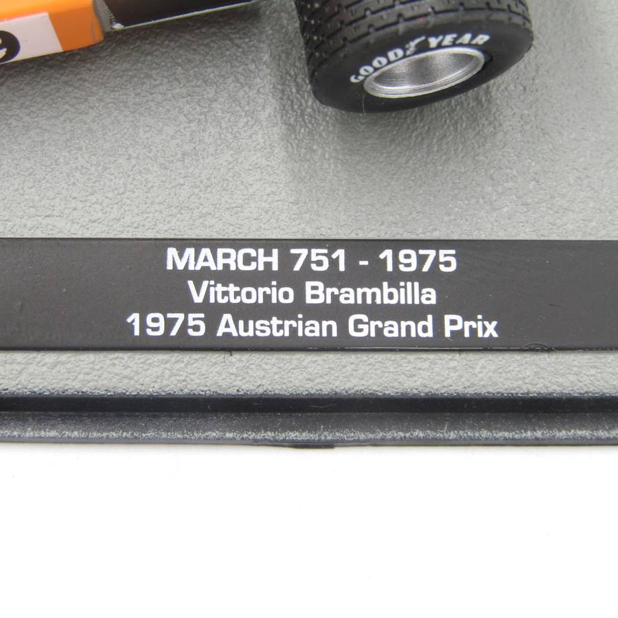 Formula 1 March 751 - 1975 die-cast racing model car - #9 Vittorio Brambilla - scale 1/43