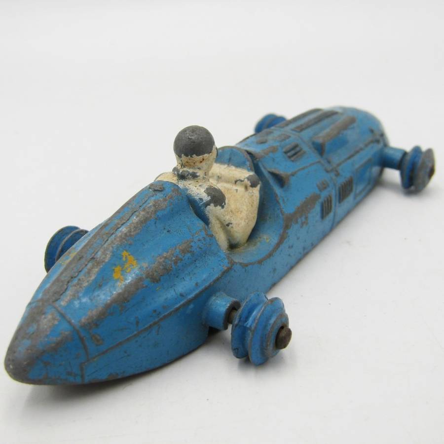 Meccano Dinky Toys #23K Talbot Lago die-cast racing toy car - well used