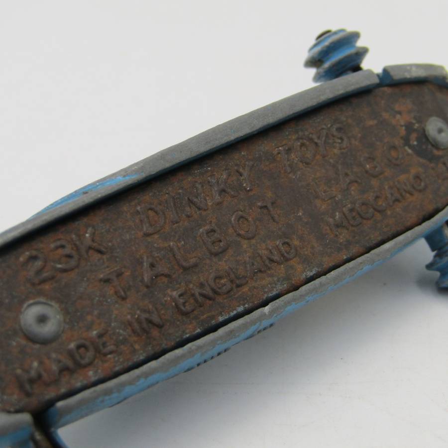 Meccano Dinky Toys #23K Talbot Lago die-cast racing toy car - well used