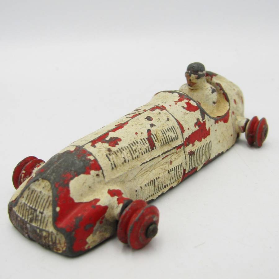 Meccano Dinky Toys Alfa - Romeo die-cast racing toy car - well used - no tyres