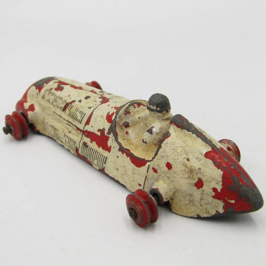 Meccano Dinky Toys Alfa - Romeo die-cast racing toy car - well used - no tyres
