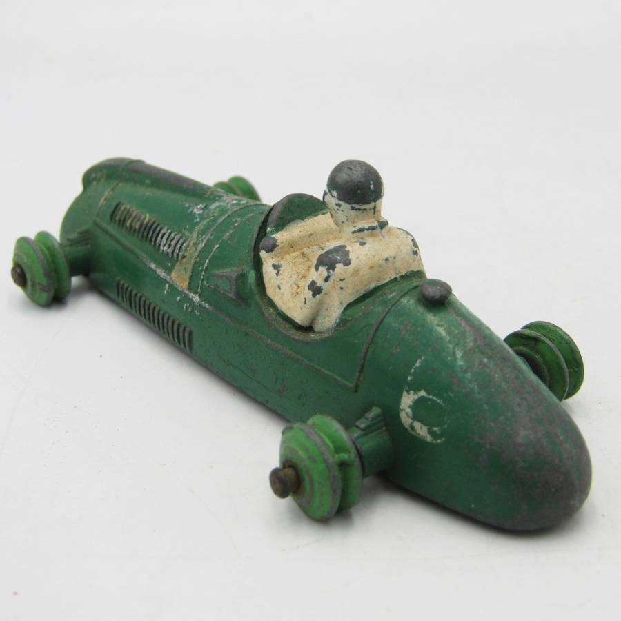 Meccano Dinky Toys #23G Cooper - Bristol die-cast racing toy car - well used
