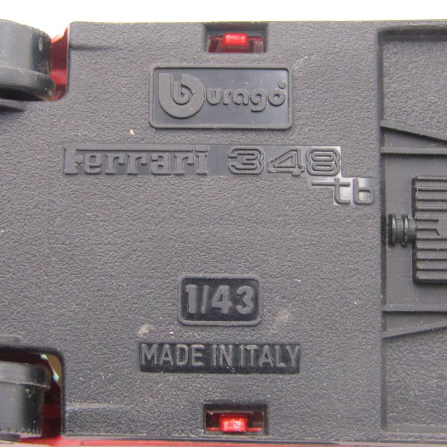 Bburago Ferrari 348 tb die-cast racing model car - scale 1/43