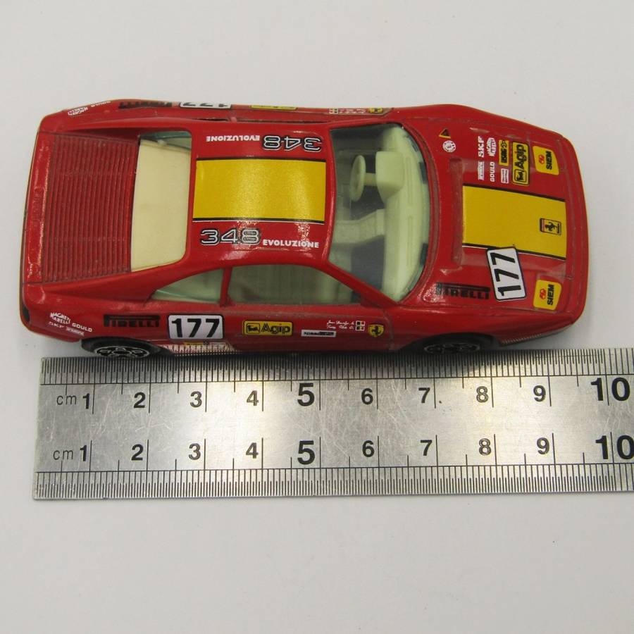 Bburago Ferrari 348 tb die-cast racing model car - scale 1/43