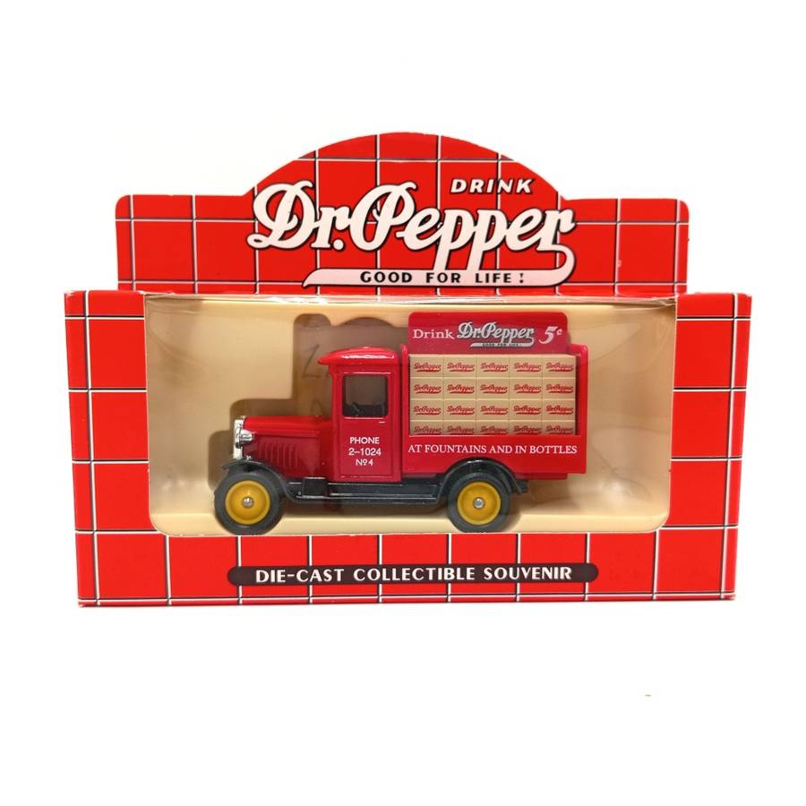 Lledo 1928 Chevrolet Dr Pepper advertisement die-cast model car in box