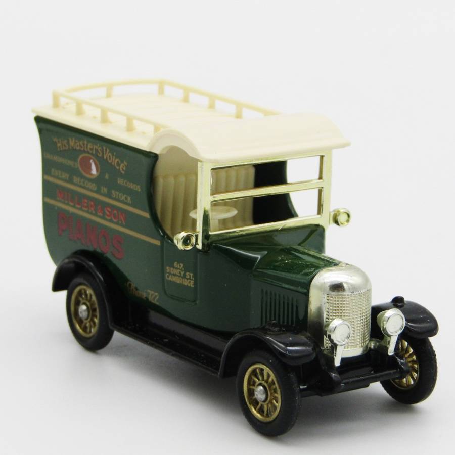 Lledo days gone Bull nose 1926 Morris Van Miller & Son Pianos