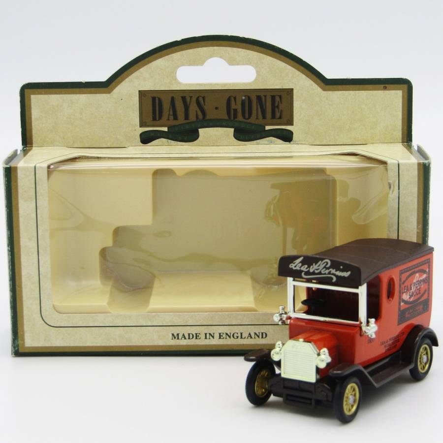 Lledo 1920 Ford Model T Lea & Perrins sauce delivery van in box