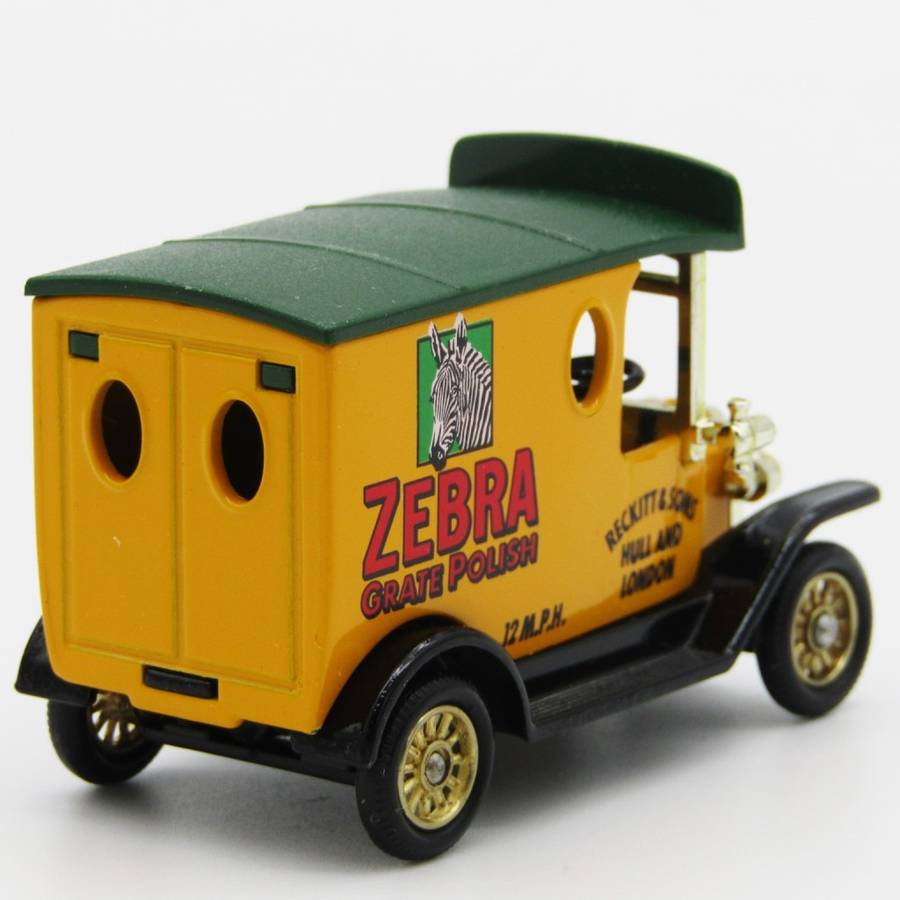 Lledo 1920 Ford Model T Zebra Grate Polish delivery van in box