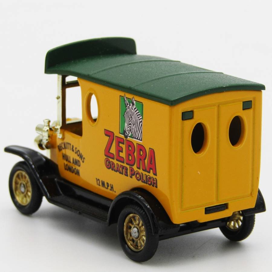 Lledo 1920 Ford Model T Zebra Grate Polish delivery van in box