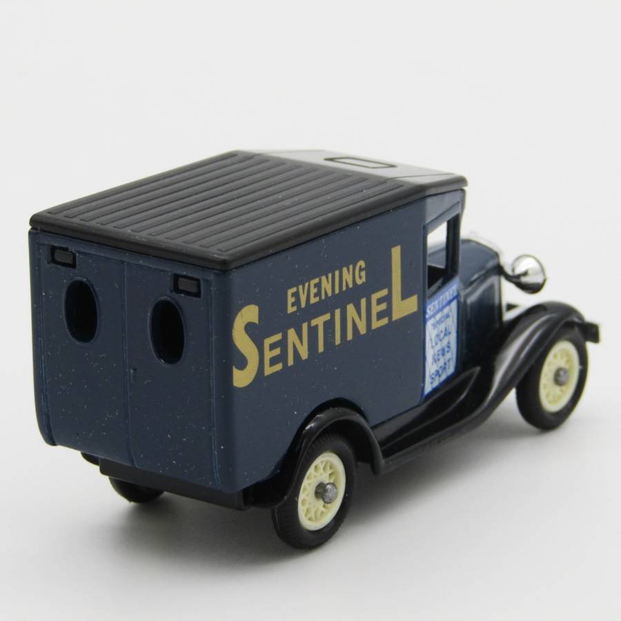 Lledo Ford Model A Evening Sentinel delivery van model car in box