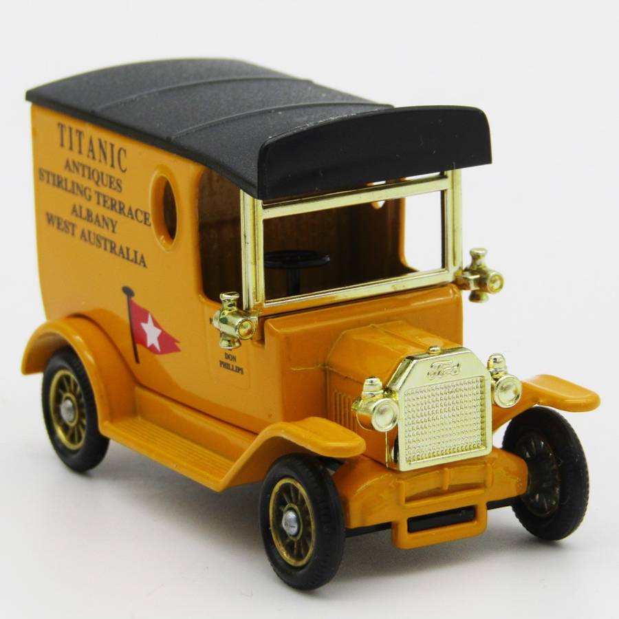 Lledo Ford Model T Titanic antiques delivery van in box