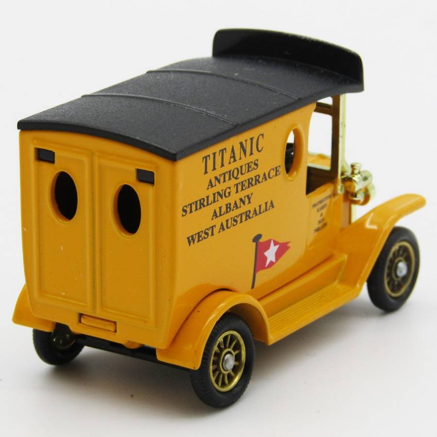 Lledo Ford Model T Titanic antiques delivery van in box