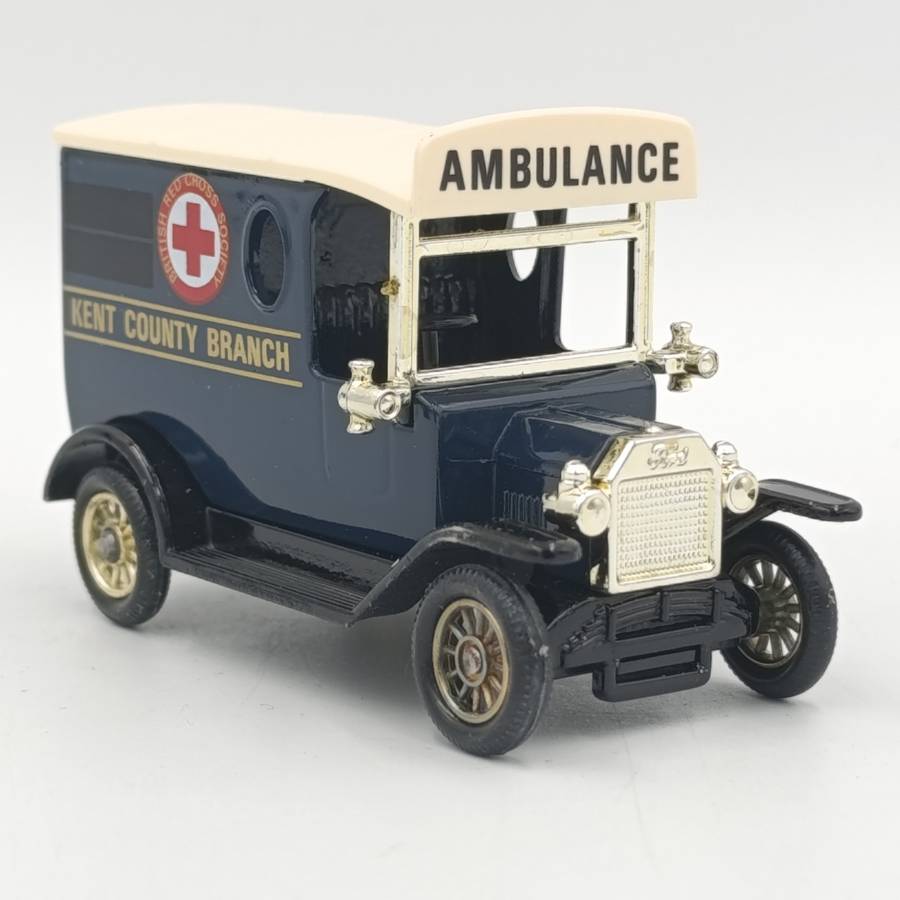 Lledo Ford Model T kent County Branch delivery van in box - limited red cross issue #0317 of 1058