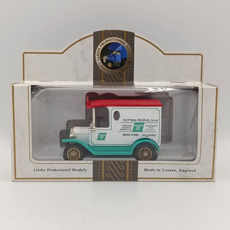 Lledo Ford Model T Torfaen country Borough delivery van in box