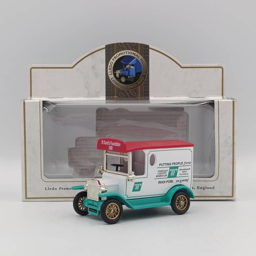 Lledo Ford Model T Torfaen country Borough delivery van in box