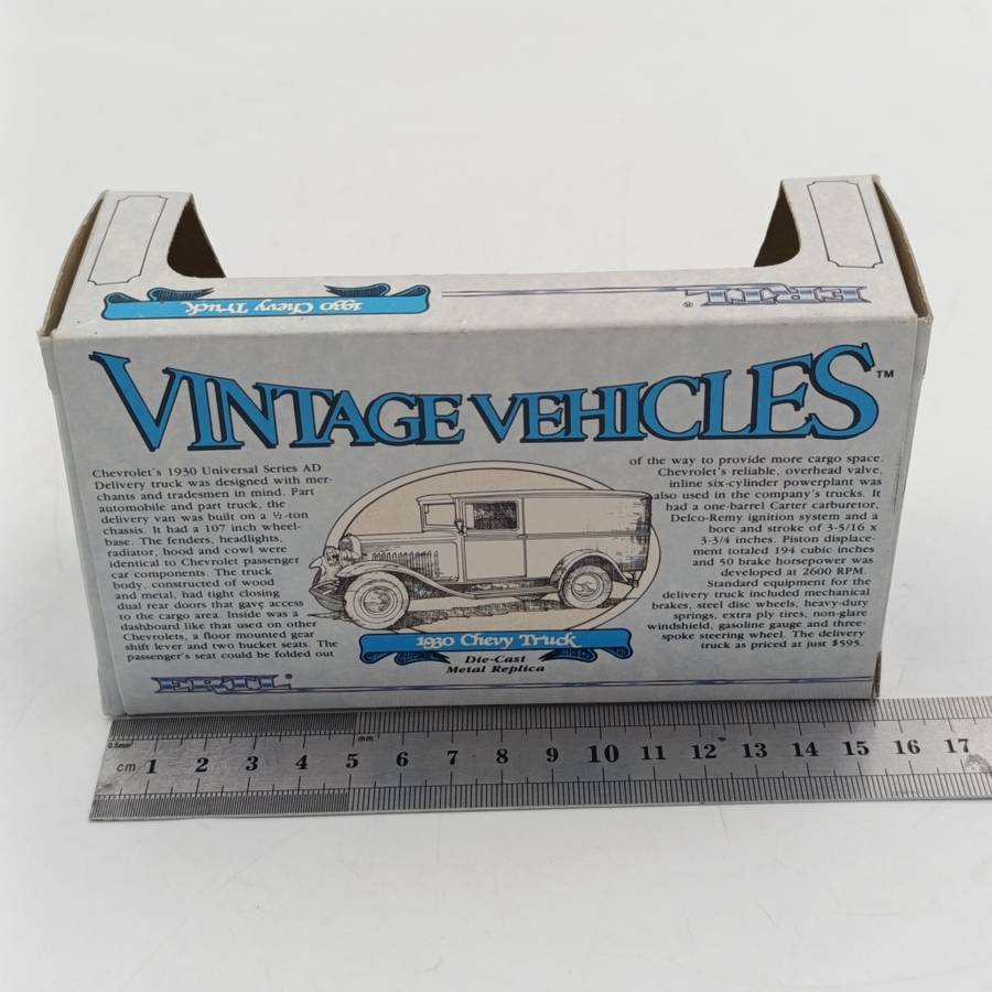 ERTL Vintage Vehicles 1930 Chevy truck die-cast model - still sealed - scale 1/43