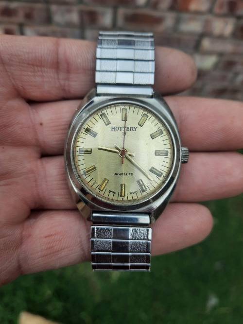Vintage rotary gold dial
