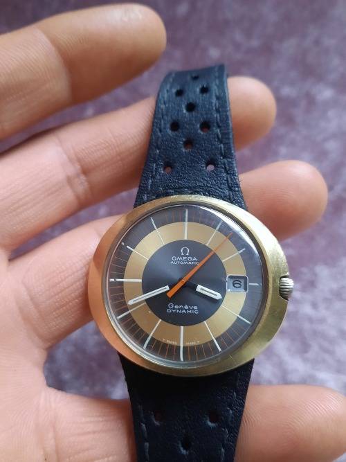 vintage men's omega automatic Geneve dynamic