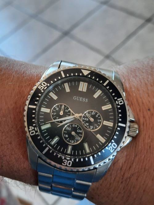 men's Guess chronograph watch