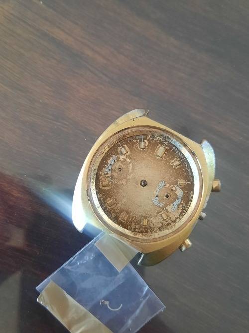 vintage men`s chronograph watch