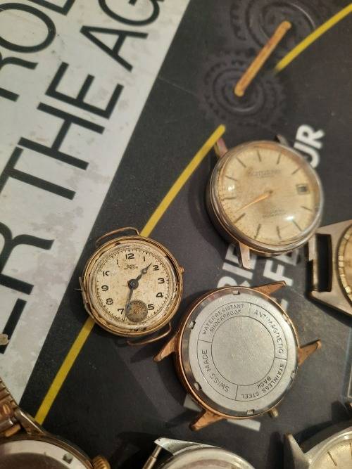 old vintage men`s watch one bid for all...