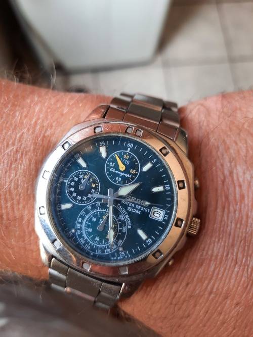 men's seiko chronograph