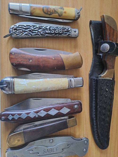vintage knife collection