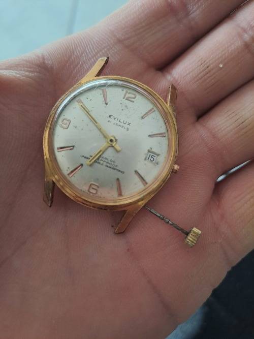 vintage men's evilux watch