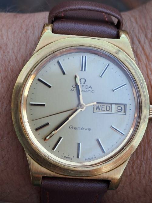 vintage men's omega automatic geneve