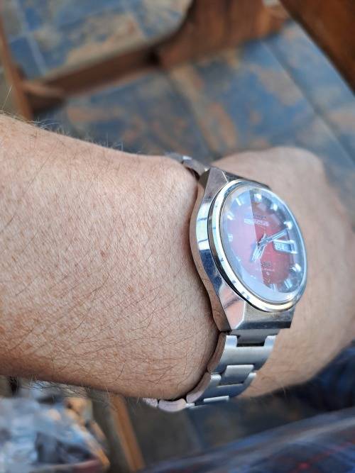 vintage men's seiko 5actus ss