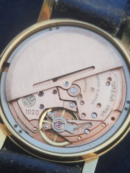 Vintage men`s automatic omega watch