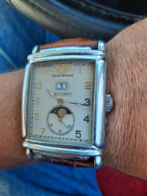 Men`s vintage Emporio Armani Meccanicc watch