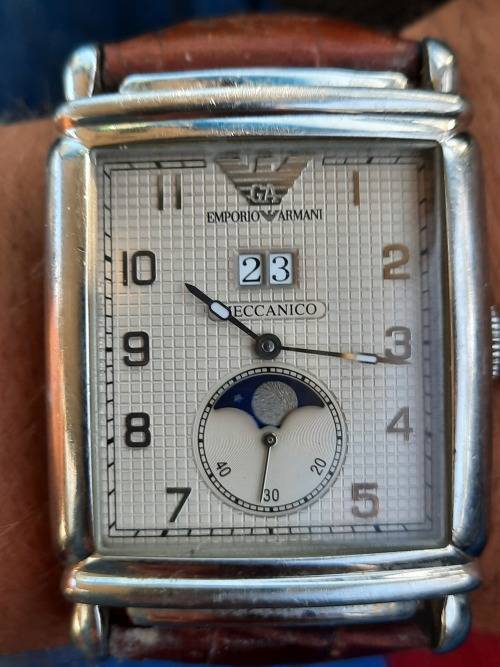 Men`s vintage Emporio Armani Meccanicc watch