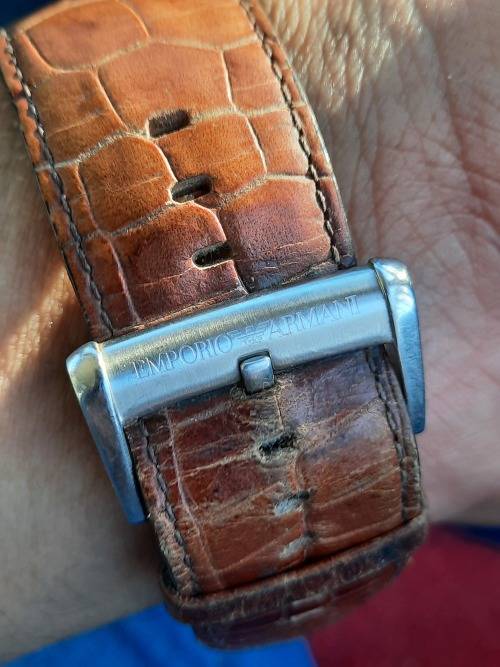 Men`s vintage Emporio Armani Meccanicc watch