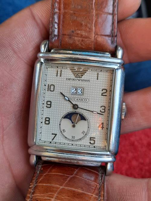 Men`s vintage Emporio Armani Meccanicc watch