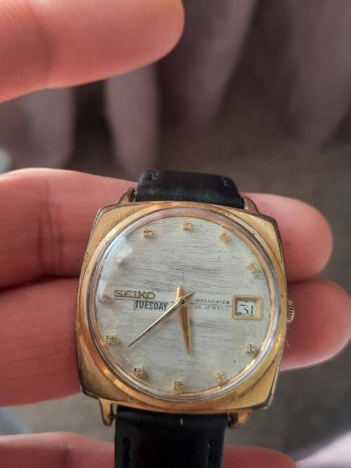 Vintage men`s seiko weekdater
