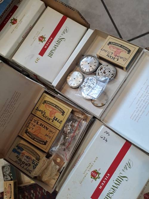 Vintage watch movements and parts too much to mention