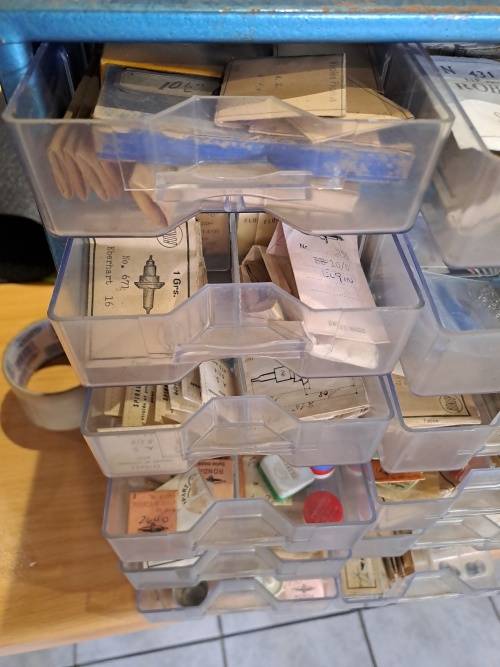 Vintage watch maker parts one bid take the hole thing