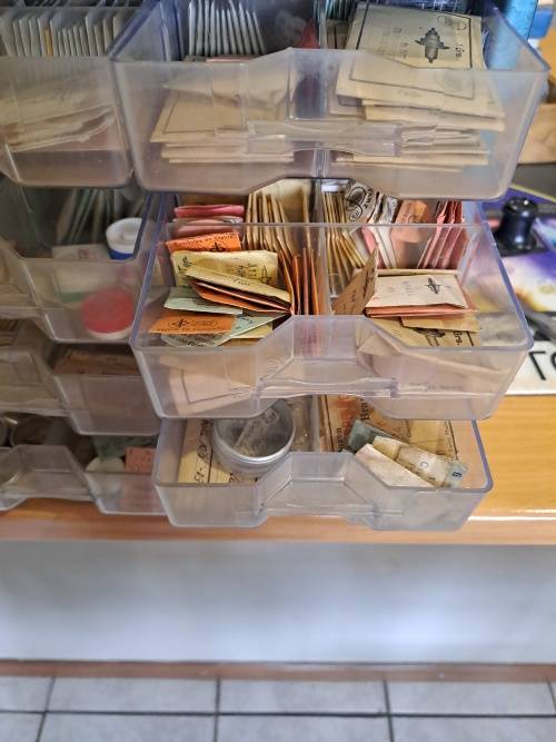 Vintage watch maker parts one bid take the hole thing