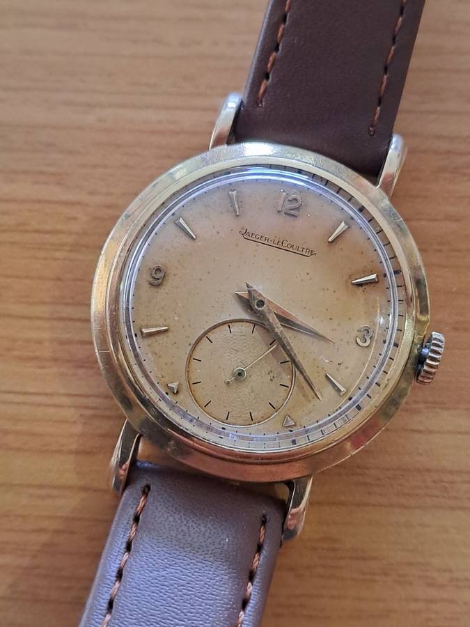 Vintage men`s jauger leCoultre  9ct gold