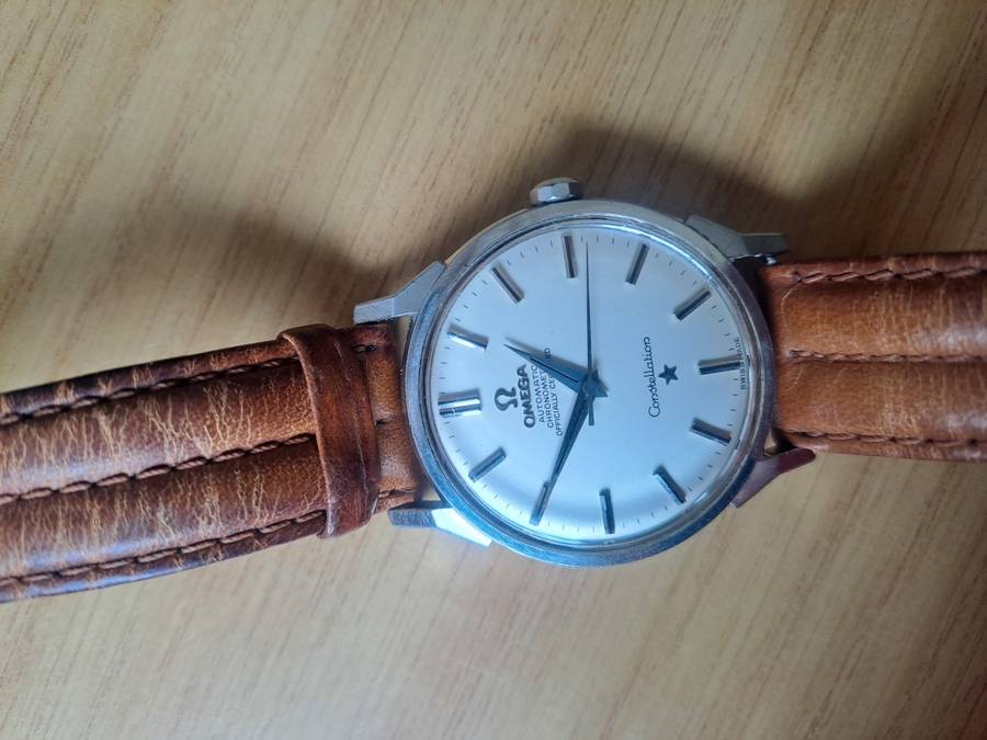 Vintage Omega Constellation automatic dog leg