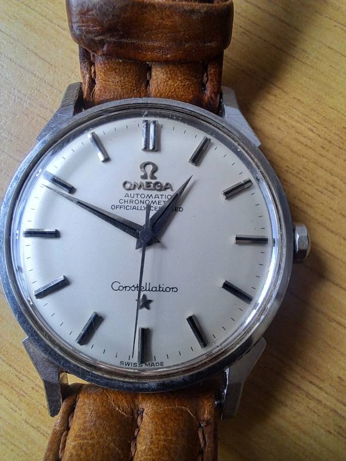 Vintage Omega Constellation automatic dog leg
