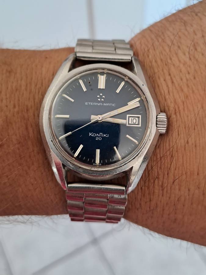 Vintage men`s eterna matic kontiki 20