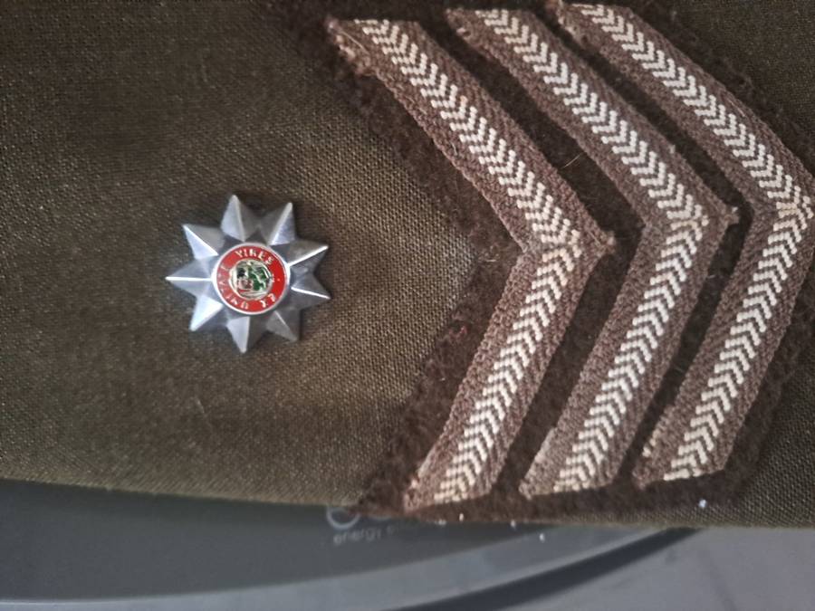 Vintage military medals and clothing ect