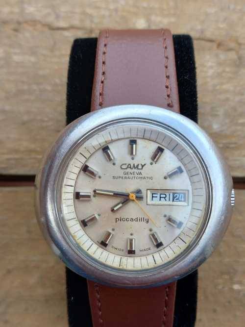 vintage men's cyma Geneva Piccadilly automatic  watch