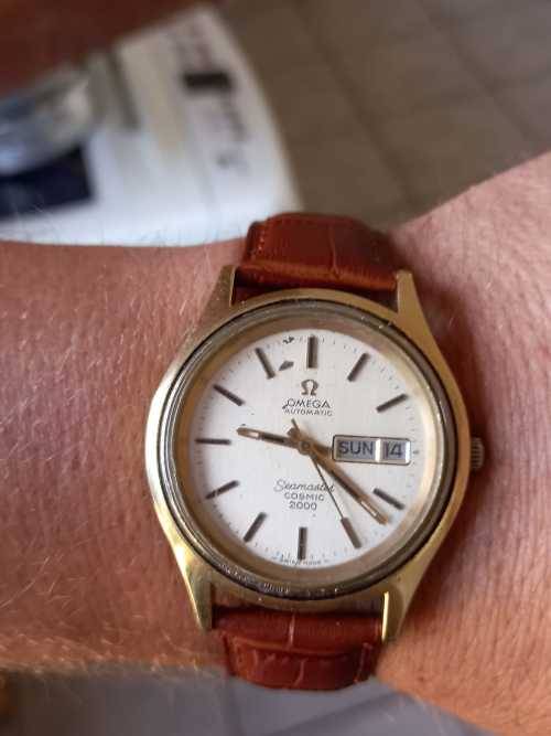 vintage men's omega automatic seamaster cosmetic 2000